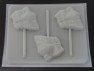 168sp Tom Train Chocolate or Hard Candy Lollipop Mold